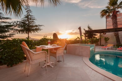 Villa Han-5, Deniz Manzaralı, Jakuzili ve Havuzlu Lüks Villa 2