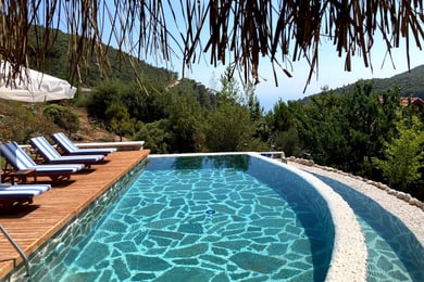 Villa Fıstık Ev, Doğa içerisinde, Kusursuz Manzaralı, Jakuzili Villa 3