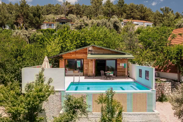 Villa Perla-1, Süit Odalı, Jakuzili, Deniz Manzaralı 1