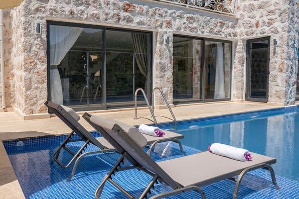 Villa Nihan-4, Kapalı Havuzlu, Deniz Manzaralı Lüks Villa 2