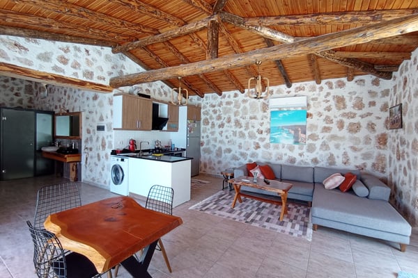 Villa Akari-2, Taş Mimarili ve Deniz Manzaralı Kusursuz Villa 3