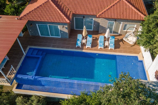 Villa Hayli-4, Kalkan Bölgesinde, Muhafazakar Villa ve 2 Odalı 1