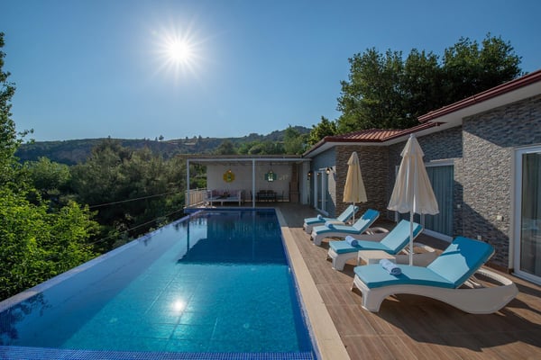 Villa Hayli-4, Kalkan Bölgesinde, Muhafazakar Villa ve 2 Odalı 3