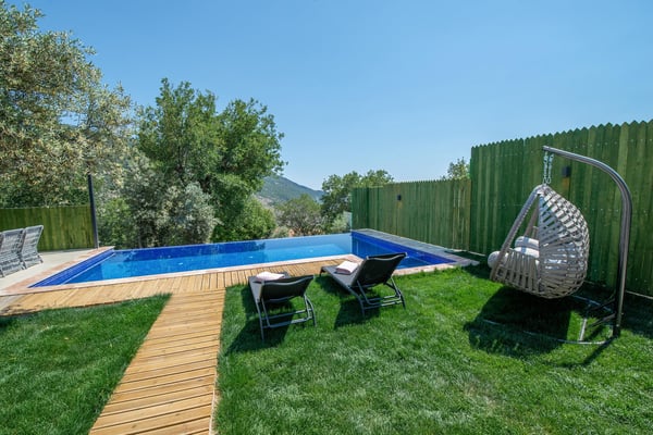 Villa Hayli-2, Kalkan Bölgesinde, Muhafazakar Villa ve 1 Odalı 3