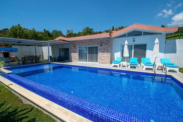 Villa Hayli-5, Kalkan Bölgesinde, Geniş Havuz ve 2 Odalı 2