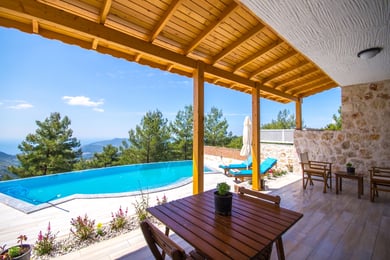 Villa Kalp-3, İslamlar'da, Süit Odalı, Doğa İçerisinde 3