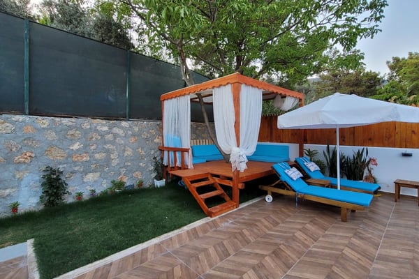 Villa Seki-2, Kalkan Bölgesinde, Korunaklı Havuzlu, Balayı Villası 1