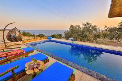 Villa Amadeus-2, Doğa İçerisinde, Günbatımı Manzaralı Villa 3