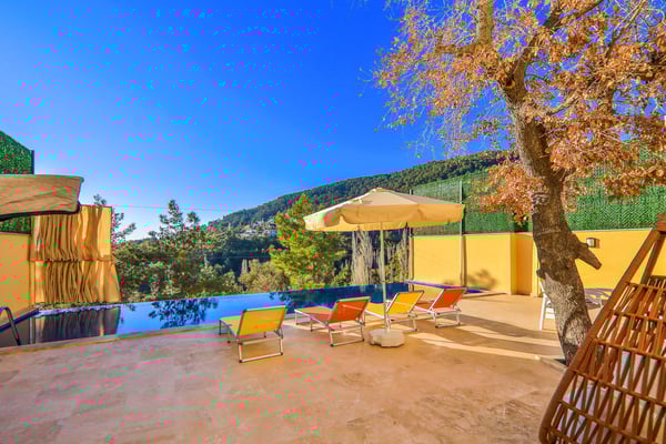 Villa Doğa-5, Doğa İçerisinde, Hamam. Sauna ve Çift Jakuzili Villa 3