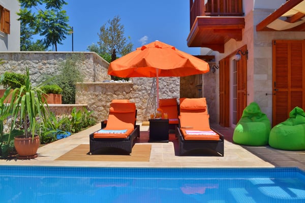 Villa Kalunta, Geniş Havuzlu, Sinema Odalı Lüks Villa 1