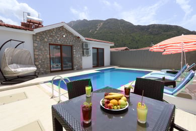 Villa Troya Suit-2, Fethiye Bölgesinde, Havuzu Korunaklı, Jakuzili 1