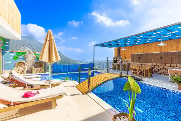 Villa Secret-2, Kalkan Bölgesinde, Muhafazakar Villa ve 2 Odalı 2