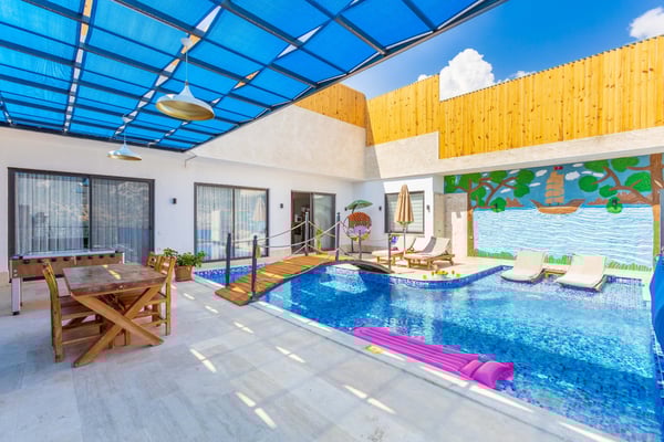 Villa Secret-2, Kalkan Bölgesinde, Muhafazakar Villa ve 2 Odalı 1
