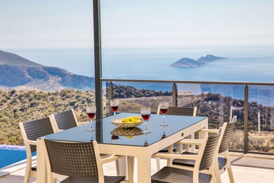Villa Opal-2, Jakuzili, Çocuk Havuzlu, Deniz Manzaralı Lüks Villa 3