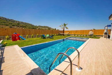 Villa Bedu, Geniş Havuzlu, Doğa İçerisinde Beş kişilik Jakuzili Muhafazakar 2