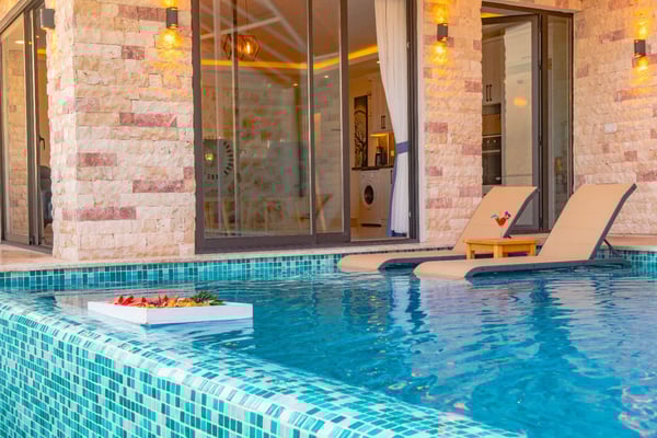 Villa Sofyan-4, Süit Odalı, Denize Yakın, Muhafazakar Villa 3