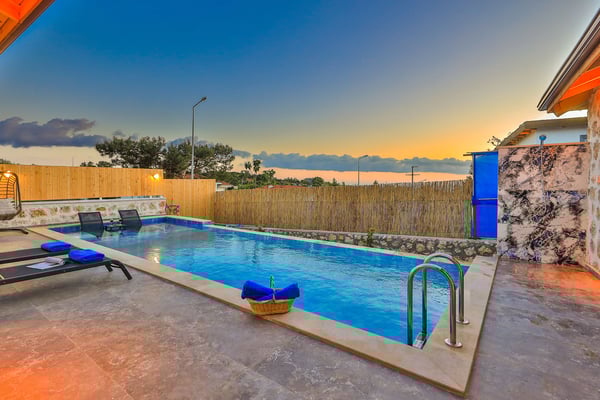 Villa Dolunay-2, Patara Bölgesinde, 2 Odalı ve Odaları Jakuzili 1
