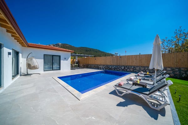 Villa Saybal, Korunaklı Havuzlu, Jakuzili Villa 3