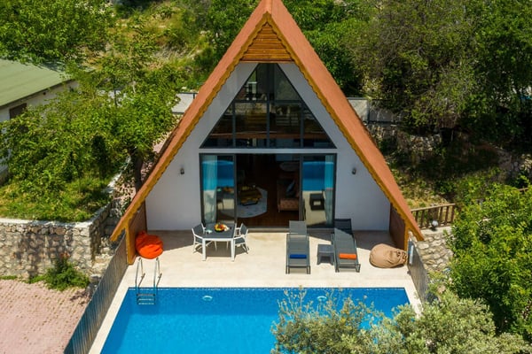Villa Perla-2, Doğa İçerisinde, Jakuzili, Süit Odalı Villa 2