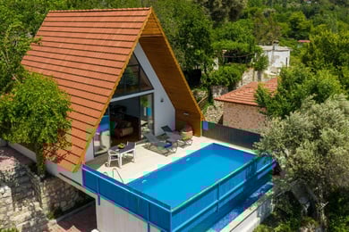 Villa Perla-2, Doğa İçerisinde, Jakuzili, Süit Odalı Villa 1
