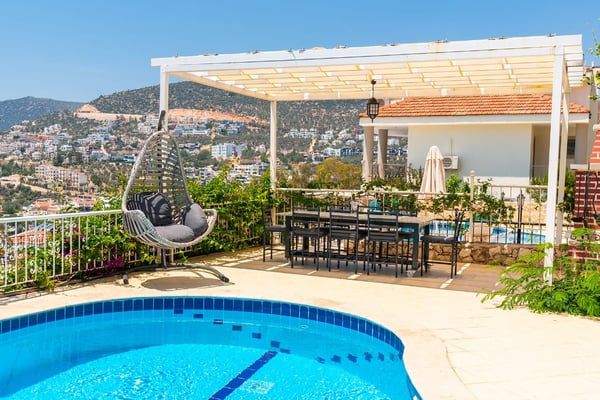 Villa Bahçe, Denize, Restorana ve Markete Yakın, Manzaralı Villa 3