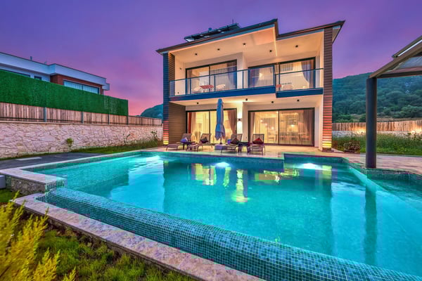Villa Magnolia, Doğa İçerisinde, Geniş Havuzlu, Jakuzili Lüks Villa 1