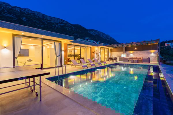 Villa Şeniz-2, Deniz Manzaralı, Saunalı, Havuzlu Lüks Villa 1
