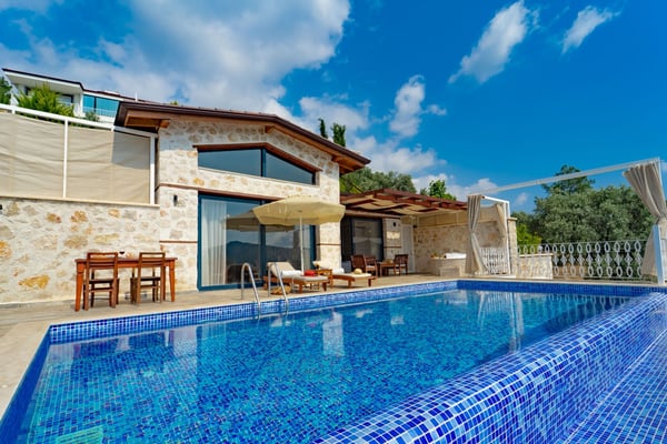 Villa Mısra-1, Muhafazakar Yüzme Havuzlu, Manzaralı Lüks Villa 3