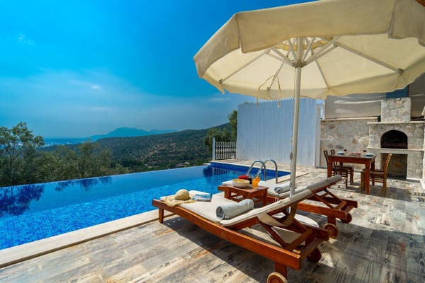 Villa Mısra-1, Muhafazakar Yüzme Havuzlu, Manzaralı Lüks Villa 2