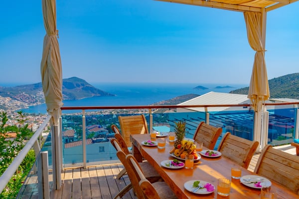 Villa Nazende, Deniz Manzaralı, Korunaklı, 10 Kişilik Lüks Villa 3