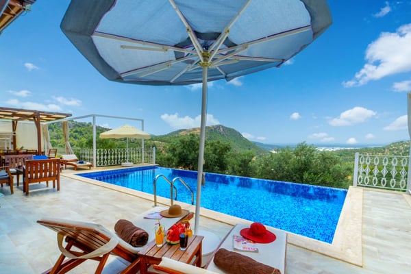 Villa Mısra-3, Taş Mimarili, Korunaklı Havuzlu, Jakuzili Lüks Villa 3