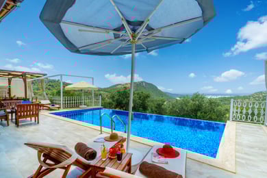 Villa Mısra-3, Taş Mimarili, Korunaklı Havuzlu, Jakuzili Lüks Villa 3