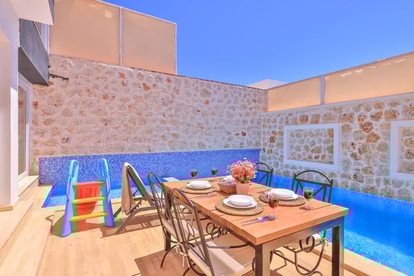 Villa Asel-1, Korunaklı Havuzlu, Doğa İçerisinde, Jakuzili Villa 3