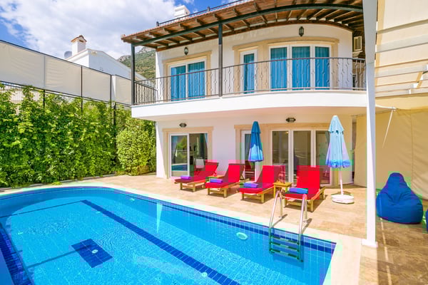 Villa Mina, Kalkan merkezde, Deniz Manzaralı Korunaklı Villa 1