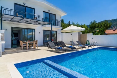 Villa Fulya-3, Deniz Manzaralı, Doğa İçinde, Süit Odalı Lüks Villa 1