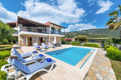 Villa Papaver-1, Doğa İçerisinde, Üç Yatak Odalı Villa 1