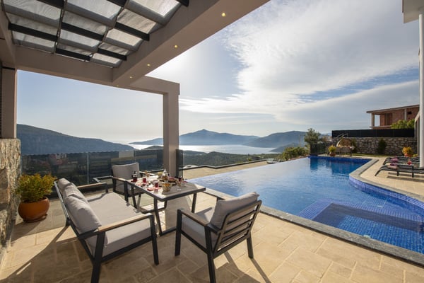 Villa Pablo, Jakuzi, Hamam, Sauna ve Çocuk Parklı, Üç Odalı Muhafazakar Villa 2