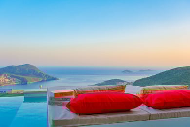 Sandy House-3, Kalkan Bölgesinde, Muhteşem Manzara ve 1 Odalı 3