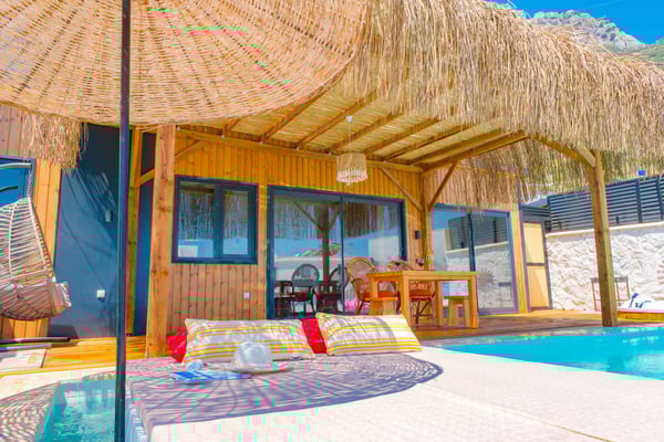 Sandy House-3, Kalkan Bölgesinde, Muhteşem Manzara ve 1 Odalı 1