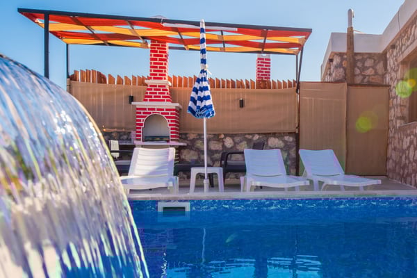 Villa Huşu-2, Full Patara Manzaralı, Süit Odalı, Jakuzili, Korunaklı Villa 3