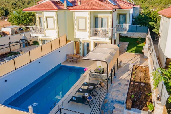 Villa Unedo-2, Korunaklı Havuzlu, Doğa İçerisinde, Jakuzili Villa 2