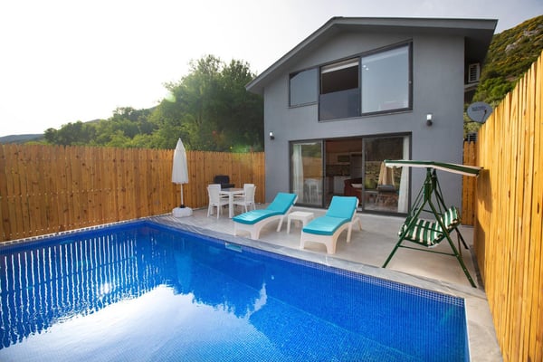 Villa Delal, Kalkan Bölgesinde, Doğa İçerisinde ve 1 Odalı 1
