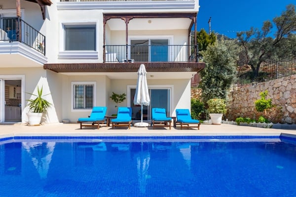Villa Mambo, Kalkan Kızıltaş`ta, 6 Kişilik Deniz Manzaralı, Lüks Villa 2