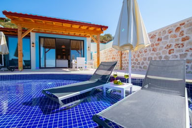 Villa Sumirela-6, Kalkan Bölgesinde, 4 Kişilik, Kapalı Havuz ve Saunalı 2