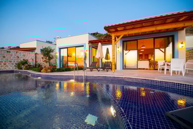 Villa Sumirela-3, Kalkan Bölgesinde, 4 Kişilik, Kapalı Havuz ve Saunalı 1