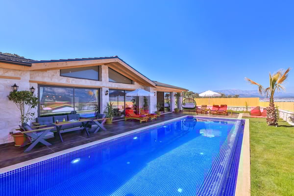 Villa Gerbera-1, Kalkan Bölgesinde, Jakuzili ve 5 Kişilik 1