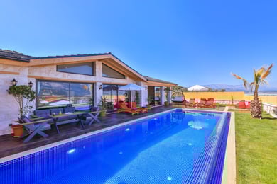 Villa Gerbera-1, Kalkan Bölgesinde, Jakuzili ve 5 Kişilik 1