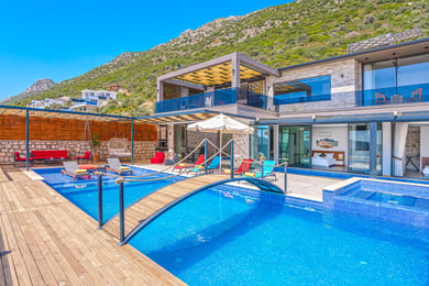 Villa Bofo, İki Havuzlu, Jakuzili, Hamamlı, Saunalı 1