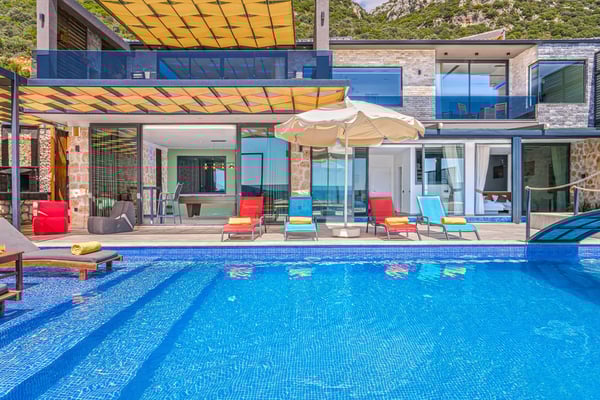 Villa Bofo, İki Havuzlu, Jakuzili, Hamamlı, Saunalı Lüks Villa 1