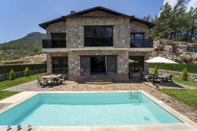 Villa Dimetri, Fethiye`de, Jakuzili, Doğa İçerisinde Muhafazakar Villa 2